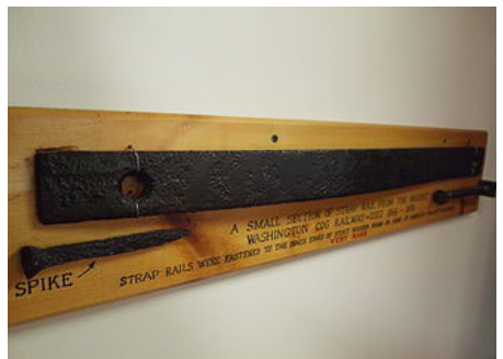 (a) Strap rail fixed to timber