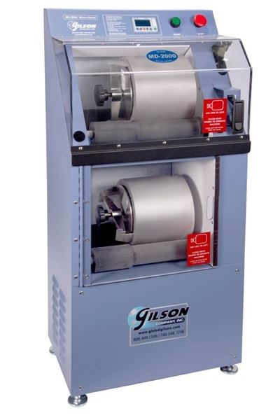 (b) Micro-Deval abrasion apparatus.