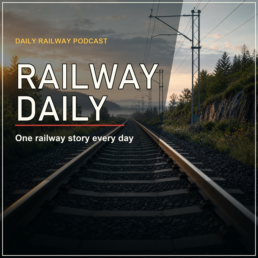 Railway Daily English podcast cover